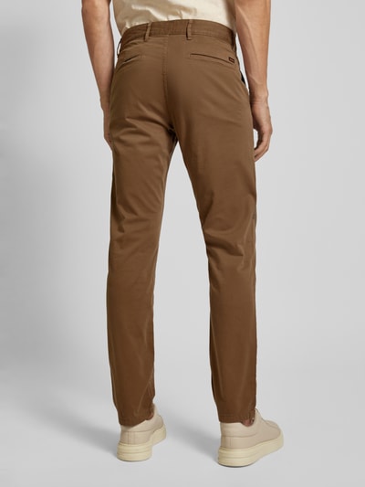 BOSS Orange Slim fit chino met steekzakken Middenbruin - 5