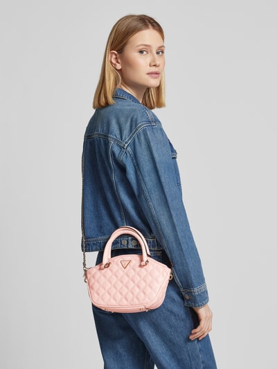 Guess Handtasche mit Steppnähten Modell 'GIULLY' Pink 1