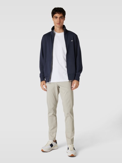 Gant Regular Fit Sweatjacke mit Label-Stitching Marine 1