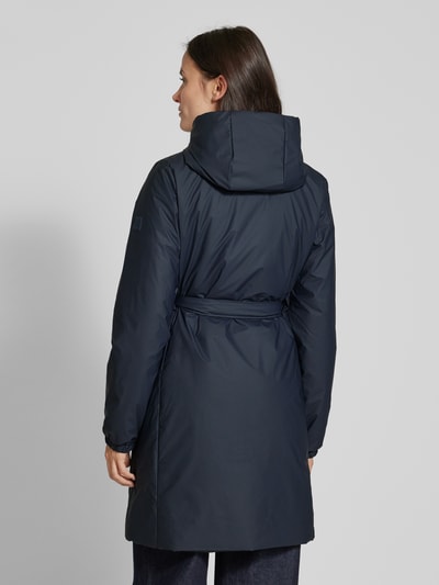 RAINS Regenmantel mit Eingrifftaschen Modell 'Lohja' Marine 5