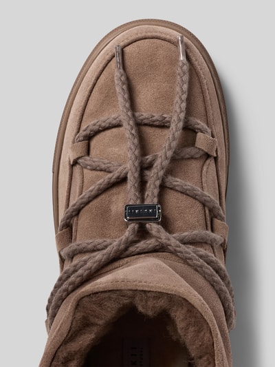 INUIKII Snow Boots aus Leder Modell 'CLASSIC LOW' Taupe 3