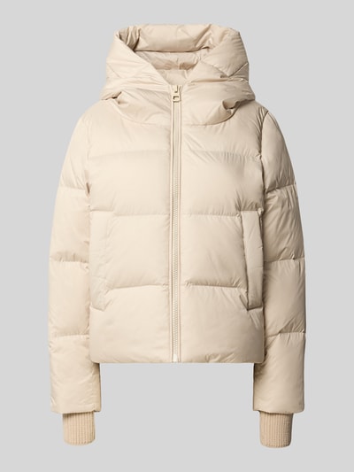 Marc O'Polo Regular Fit Daunenjacke mit Label-Patch Ecru 1