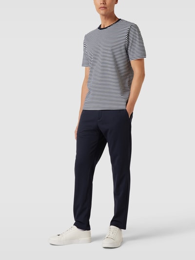 s.Oliver BLACK LABEL Chino met paspelzakken Marineblauw - 1