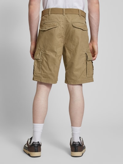 Superdry Regular Fit Cargoshorts mit Gürtel Modell 'Heavy' Beige 5