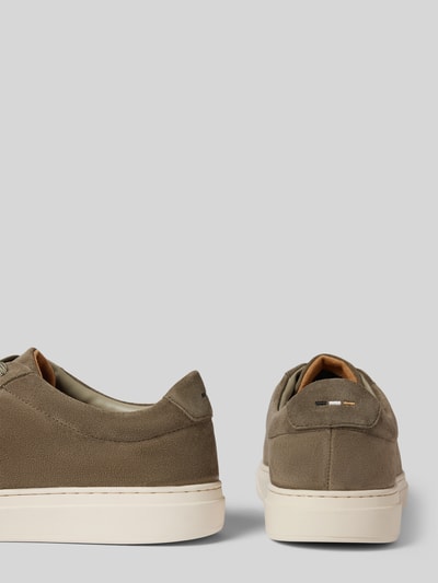 BOSS Sneaker mit Label-Details Modell 'Kieran' Oliv 2