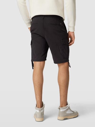 Jack & Jones Korte cargobroek met steekzakken opzij, model 'MARLEY' Zwart - 5