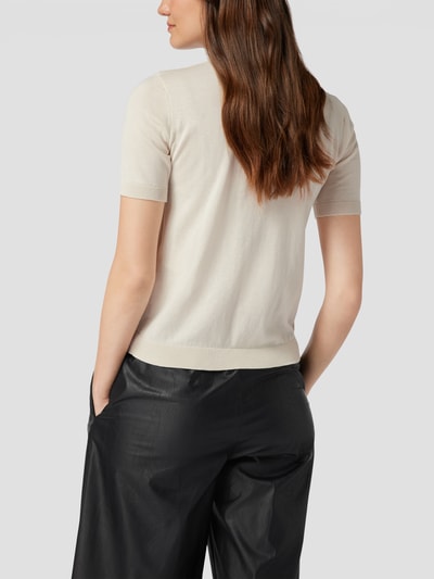 Weekend Max Mara T-Shirt in Strick-Optik Ecru 5