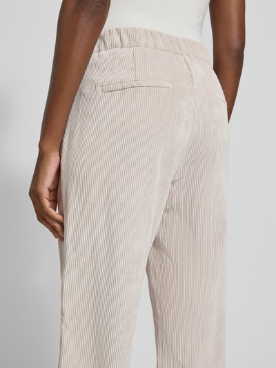 MAC Stoffen broek met Franse steekzakken, model 'Chiara' Offwhite - 3