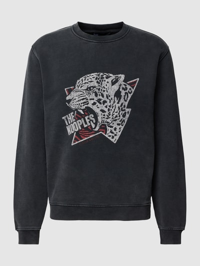 THE KOOPLES Sweatshirt mit Label-Print Black 2