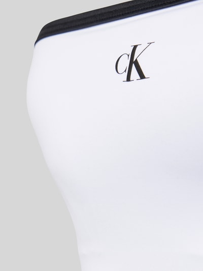 Calvin Klein Underwear Kostium kąpielowy z nadrukiem z logo Biały 2