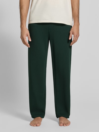 BOSS Regular Fit Sweathose aus Baumwoll-Mix Dunkelgruen 4