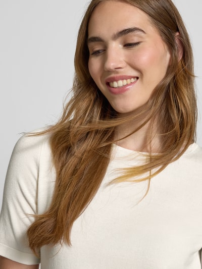 Christian Berg Woman Selection Strickpullover mit 1/2-Ärmel Ecru 3