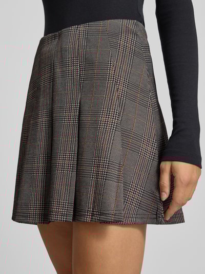 Only Ausgestellter Mini-Rock mit Viskose Modell 'FINE' Sand 3