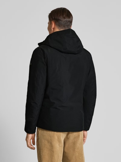SCANDINAVIAN EDITION Regular Fit Jacke mit Zweiwege-Reißverschluss Modell 'Nimbus' BLACK 5