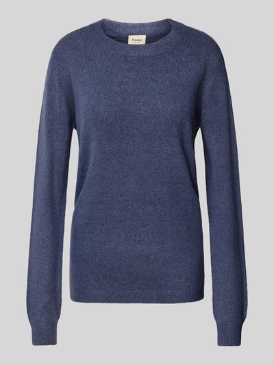 Fransa Gebreide pullover met ronde hals, model 'Rellis' Blauw - 2