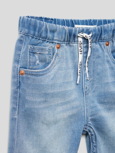 Levi’s® Kids Jeansshorts mit Label-Details Modell 'DOBBY' Jeansblau 2