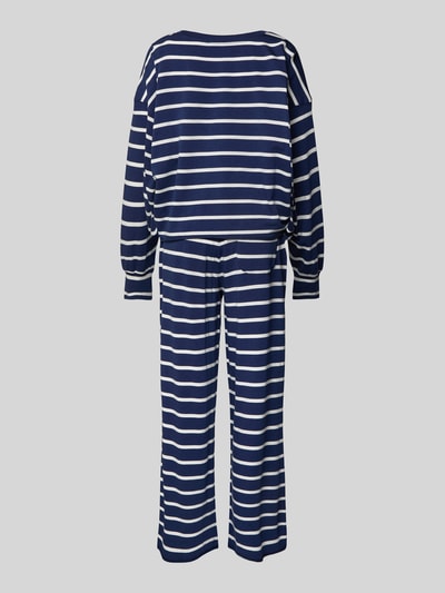Polo Ralph Lauren Piżama z wyhaftowanym logo i elastycznym paskiem z logo Ciemnoniebieski 3