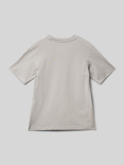 Jack & Jones T-Shirt mit Label-Print Modell 'STAR' Hellgrau 3