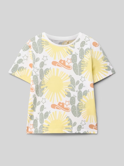 Name It T-shirt z okrągłym dekoltem model ‘HANNO’ Biały 1