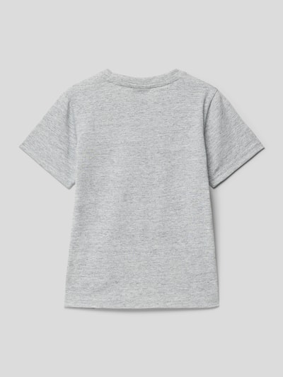 CHAMPION T-Shirt mit Label-Print Mittelgrau Melange 3