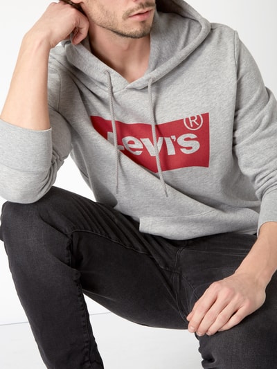 Levi's® Graphic Pullover Hoodie Mid Heather Grey
 Hellgrau 3