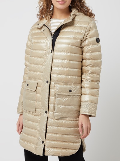 BOGNER Lange lichte donsjas met afneembare capuchon, model 'Flora'  Beige - 4