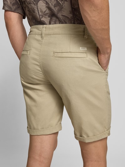Blend Korte chino van linnenmix Beige - 3