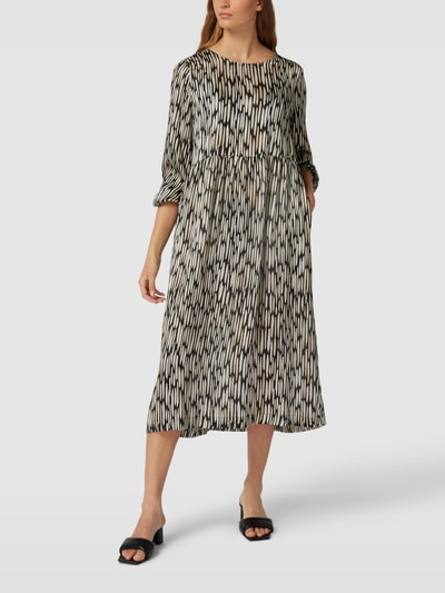 CINQUE Midikleid mit Label-Applikation Modell 'CIDALINO' Black 1