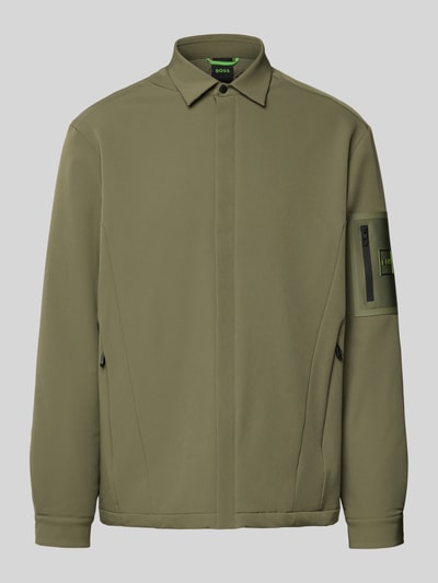 BOSS Green Regular Fit Funktionsjacke aus wasserabweisendem Material Modell 'ST_EXPEDIT PADDED L' Dunkelgruen 2