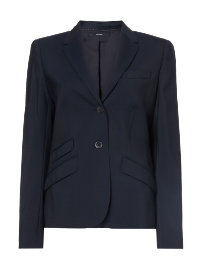 Windsor Blazer van een mix van scheerwol en elastaan Marineblauw - 2