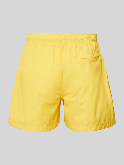 MCNEAL Relaxed Fit Badeshorts mit Logo-Stitching Gelb 3