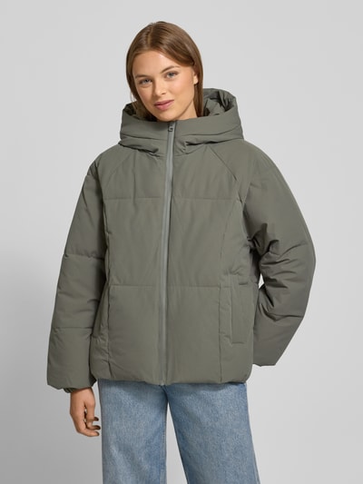 ICHI Steppjacke mit Eingrifftaschen Modell 'HIZTORA' Schilf 4