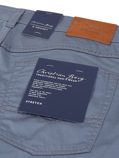 Christian Berg Men Regular Fit Hose mit Stretch-Anteil  Jeans meliert 6
