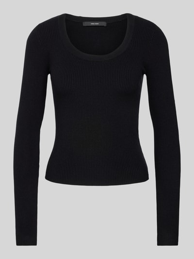 Vero Moda Gebreide pullover met ronde hals Zwart - 2