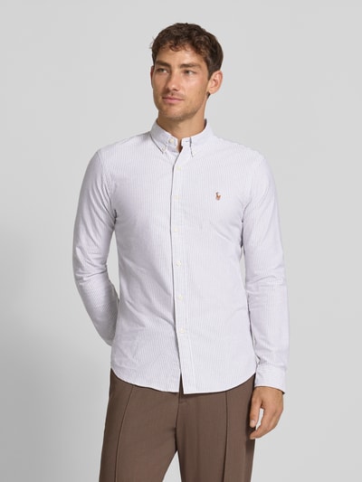 Polo Ralph Lauren Regular fit vrijetijdsoverhemd met button-downkraag Lila - 4