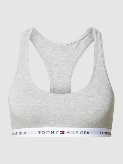 TOMMY HILFIGER Bralette met racerback, model 'UNLINED' Lichtgrijs - 2
