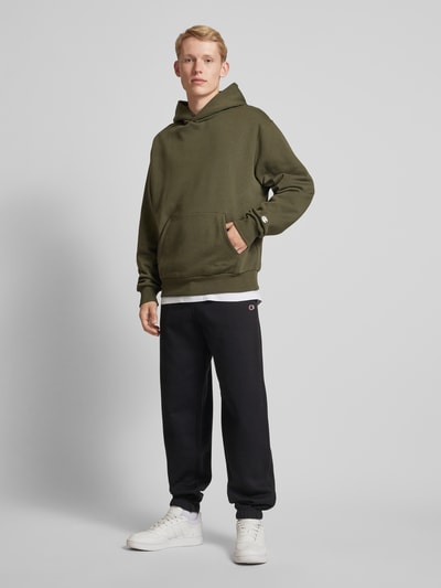 CHAMPION Sweatpants met labeldetail Zwart - 1