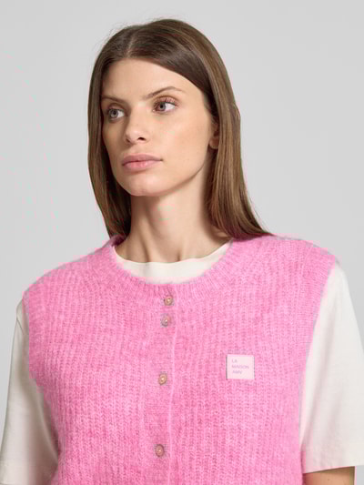 American Vintage Mouwloos vest met labelpatch Rosé - 3