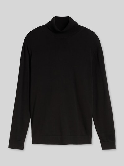 Tom Tailor Rollkragenpullover mit Feinstrickstruktur Black 2