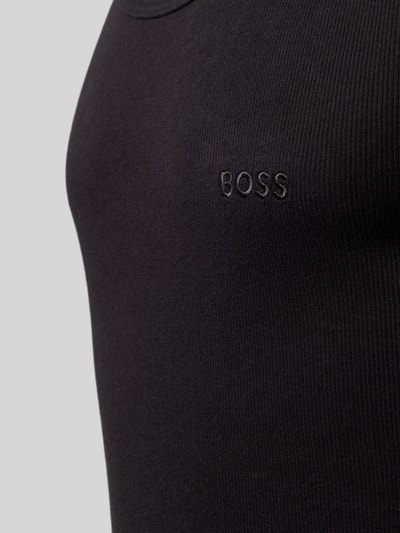 BOSS Tanktop mit Label-Stitching Modell 'ONE' im 3er-Pack Black 2