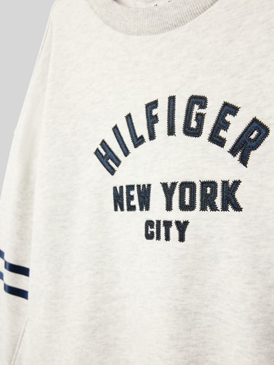 Tommy Hilfiger Teens Relaxed fit sweatshirt van katoenmix Middengrijs gemêleerd - 2