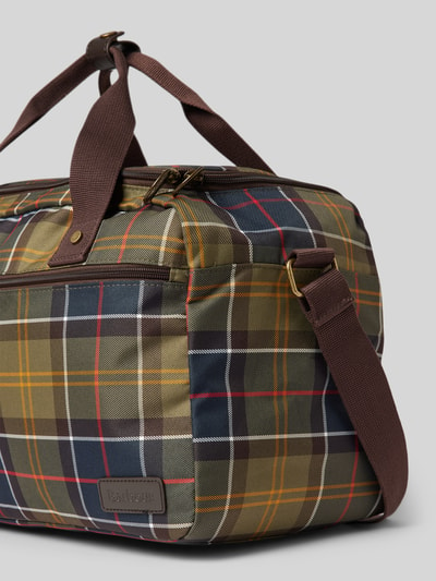 Barbour Duffle Bag mit Label-Patch Modell 'TORRIDON' Oliv 3