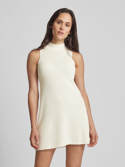 Mango Minikleid mit Stehkragen Modell 'SESETE' Offwhite 4