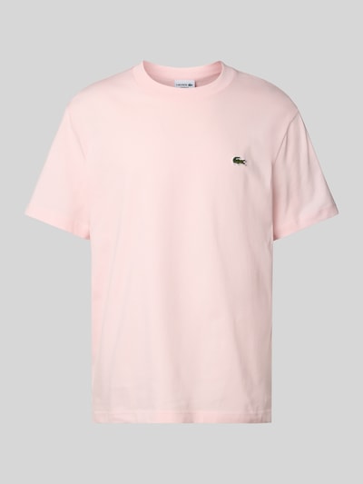 Lacoste Regular fit T-shirt van puur katoen Roze - 2