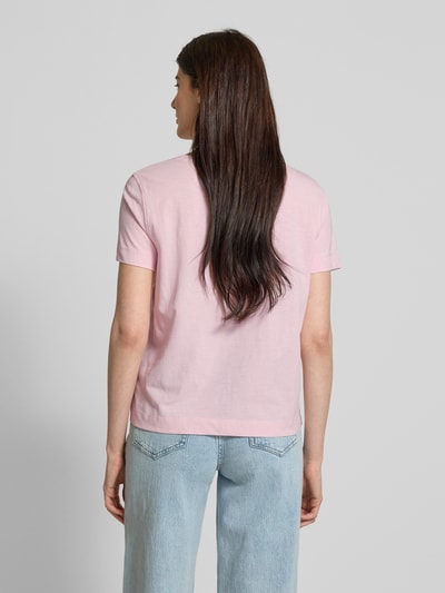 s.Oliver RED LABEL Regular Fit T-Shirt aus reiner Baumwolle Rosa 5