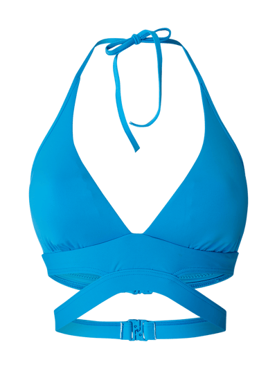 Seafolly Bikini-Oberteil mit elastischen Riemen Blau 2