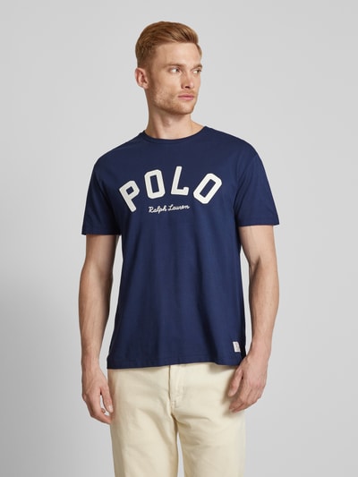 Polo Ralph Lauren T-shirt met labeldetail Marineblauw - 4