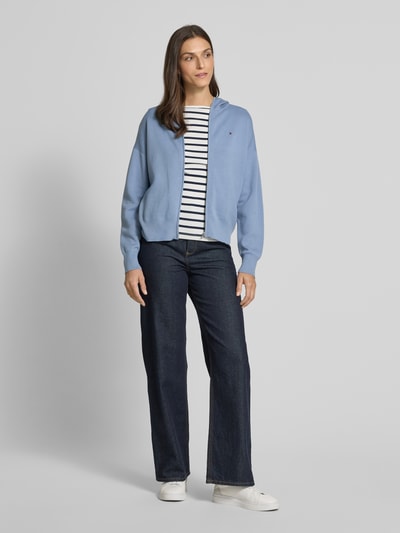 Tommy Hilfiger Slim Fit Langarmshirt aus reiner Baumwolle Weiss 1