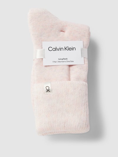 CK Calvin Klein Socken mit Label-Stitching Rose 3