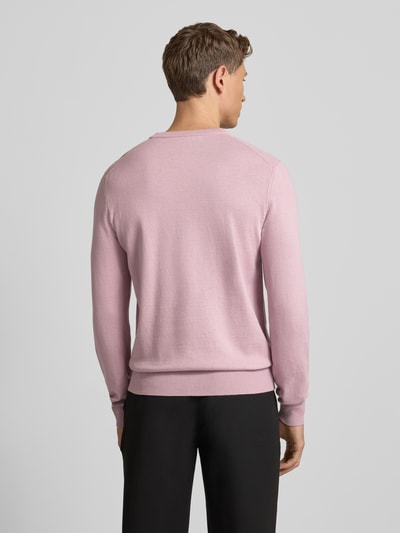 BOSS Orange Regular fit pullover van mix van katoen en kasjmier model 'KANOVANO' Roze - 5